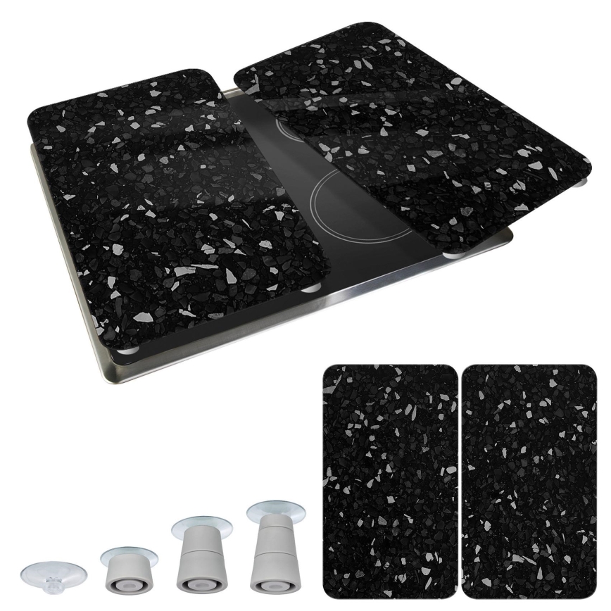 WENKO 53905100 - Krycia doska 30x52 cm pestrofarebná/šedá/priehľadná