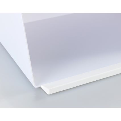 WENKO 54099100 - Chlebovnica KUBO 35 x 26,5 cm biela/hnedá