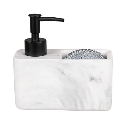 WENKO 54668100 - Dávkovač mydla RESA 14,5x14,3 cm biela/čierna