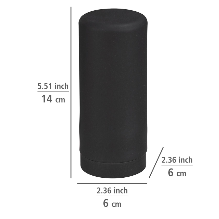 WENKO 54675100 - Dávkovač mydla EASY SQUEEZ-E 6x14 cm čierny