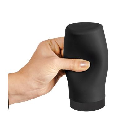 WENKO 54675100 - Dávkovač mydla EASY SQUEEZ-E 6x14 cm čierny