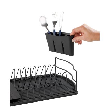 WENKO 54767100 - Odkvapávač BASIC 47,5x26,5 cm čierny