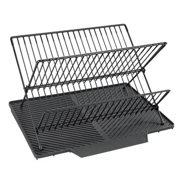 WENKO 54771100 - Odkvapkávač NELIA 34x40 cm čierny