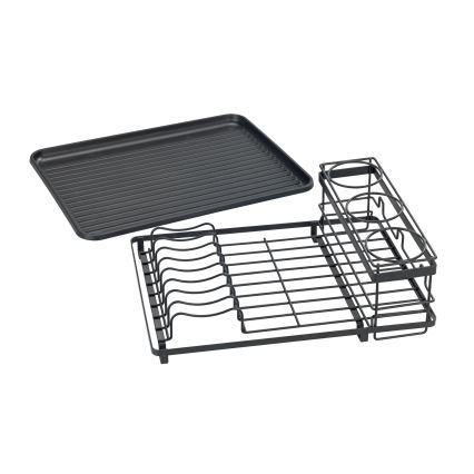 WENKO 54798100 - Odkvapkávač na riad AMY 42,5x31,5 cm čierny