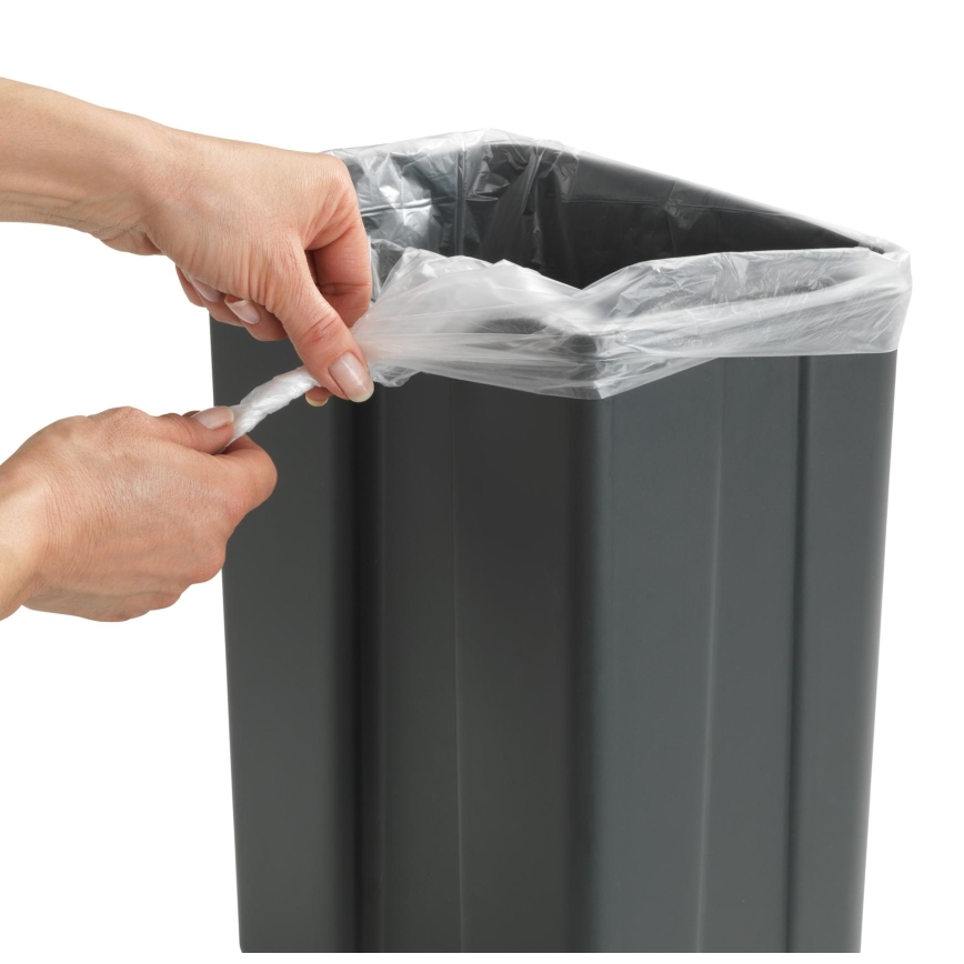 WENKO 54903100 - Kôš zavesiteľný na dvere 26x36,5 cm sivá/strieborná