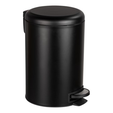WENKO 54913100 - Odpadkový kôš LEMAN 25x38 cm čierny