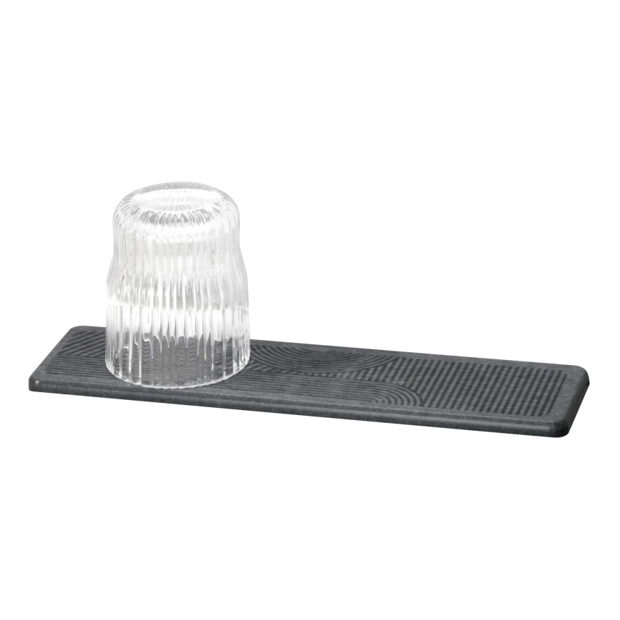 WENKO 54957100 - Odkvapávacia podložka DAMON 30x8 cm šedá