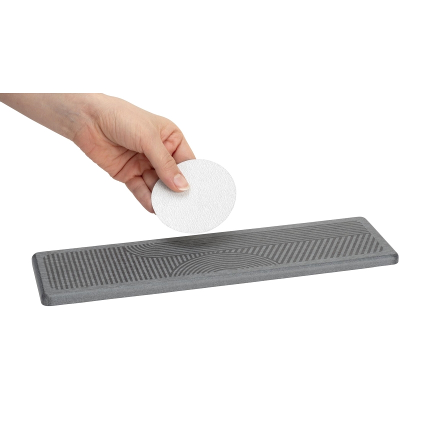 WENKO 54957100 - Odkvapávacia podložka DAMON 30x8 cm šedá