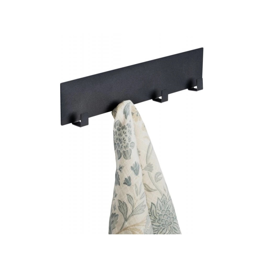 WENKO 55014100-Háčik BLACK OUTDOOR KITCHEN 30x6,5 cm čierny