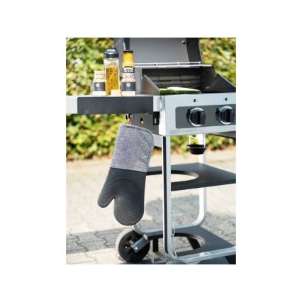 WENKO 55014100-Háčik BLACK OUTDOOR KITCHEN 30x6,5 cm čierny