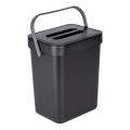 WENKO 55027100 - Odpadkový kôš BLACK OUTDOOR KITCHEN 19x24 cm čierny/šedý/priehľadný
