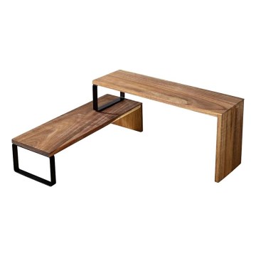 WENKO 55097100-Polica BLACK OUTDOOR KITCHEN 36x16 cm hnedá/čierna