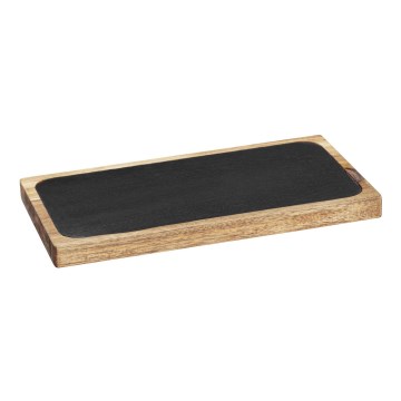 WENKO 55103100 - Krájacia doska BLACK OUTDOOR KITCHEN 30x15 cm hnedá/šedá