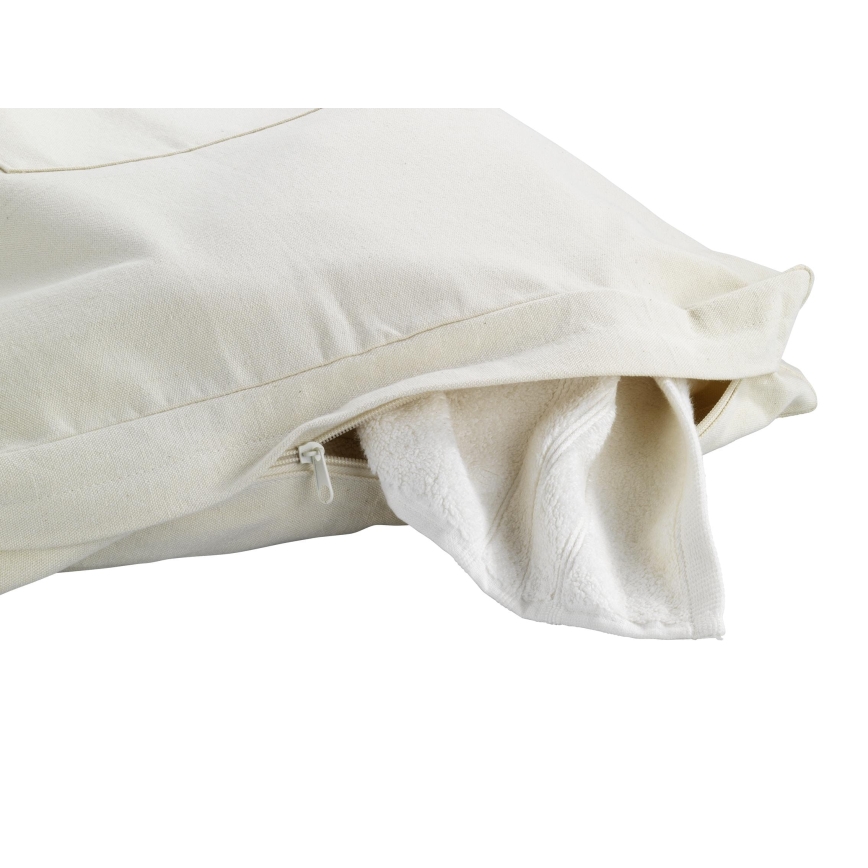 WENKO 62107100 - Kôš na bielizeň CANGURO 52x81 cm béžová/strieborná