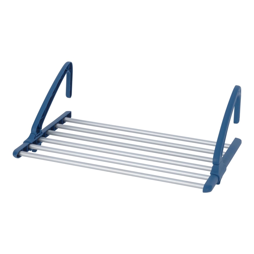 WENKO 63005800 - Sušiak na prádlo 37,5x21 cm nerez/strieborná/modrá