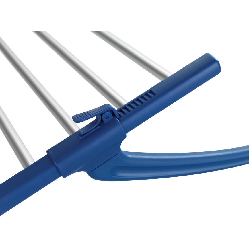 WENKO 63005800 - Sušiak na prádlo 37,5x21 cm nerez/strieborná/modrá