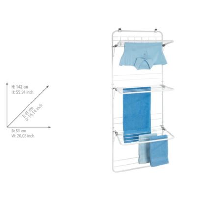 WENKO 63010800 - Sušiak na bielizeň 51x142 cm biela/šedá