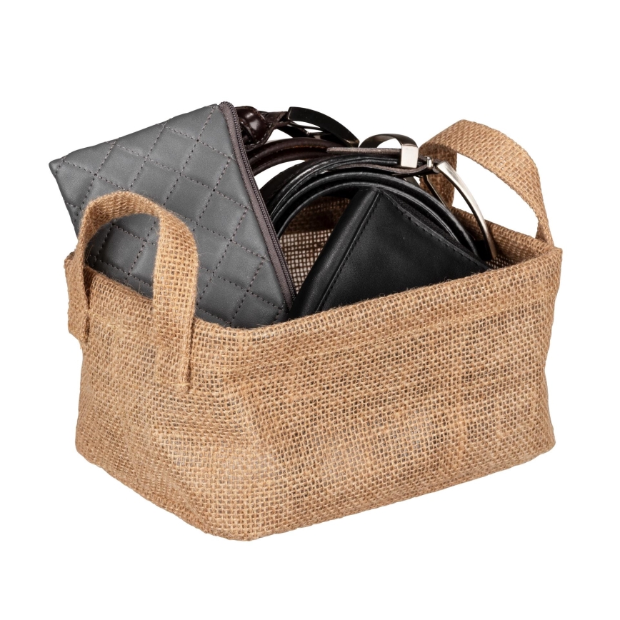 WENKO 64470100 - Kôš JUNA 20x15 cm hnedý