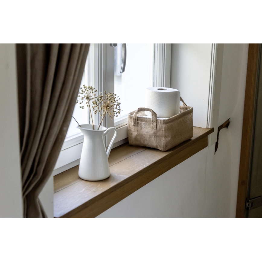 WENKO 64470100 - Kôš JUNA 20x15 cm hnedý