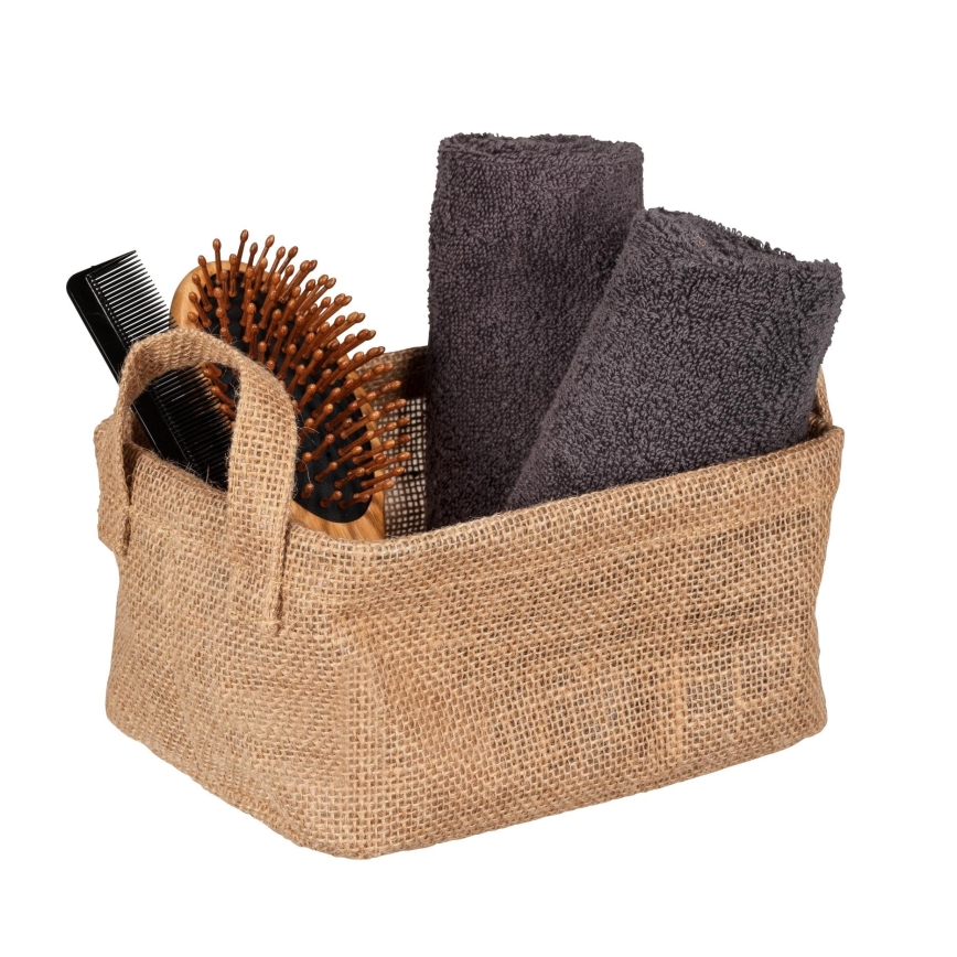 WENKO 64470100 - Kôš JUNA 20x15 cm hnedý