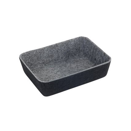 WENKO 64502100 - Organizér do zásuvky FELT 28,5x20 cm sivá