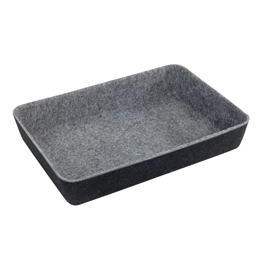 WENKO 64502100 - Organizér do zásuvky FELT 28,5x20 cm sivý