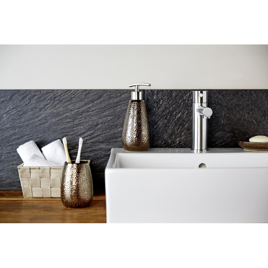 WENKO 69109800 - Kúpeľňová sada MARRAKESH 12,5x41 cm hnedá