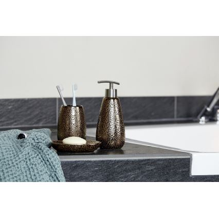 WENKO 69109800 - Kúpeľňová sada MARRAKESH 12,5x41 cm hnedá