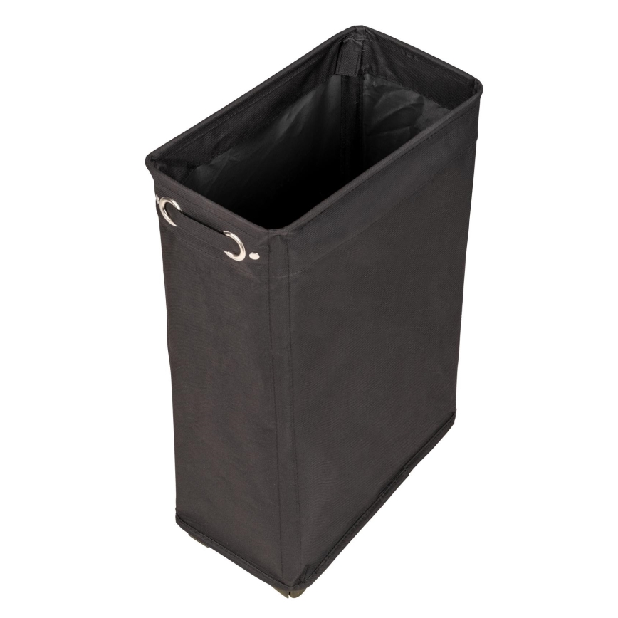 WENKO 69737800 - Kôš na bielizeň CORNO 18,5x60 cm čierna