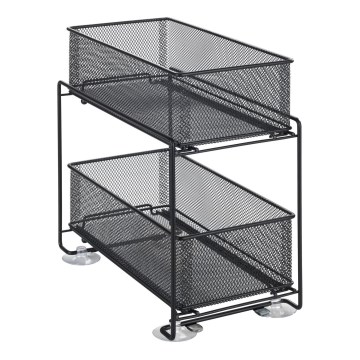 WENKO 69768800 - Držiak na zásuvku GIOMA 35x33,5 cm čierny