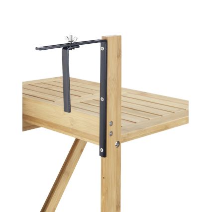 WENKO 69806800 - Stôl WAIKIKI 64x65 cm biela/hnedá