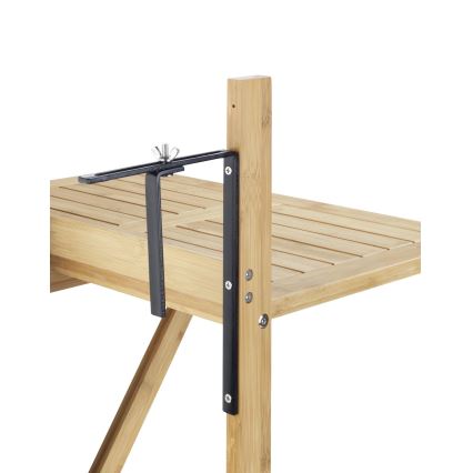 WENKO 69806800 - Stôl WAIKIKI 64x65 cm biela/hnedá