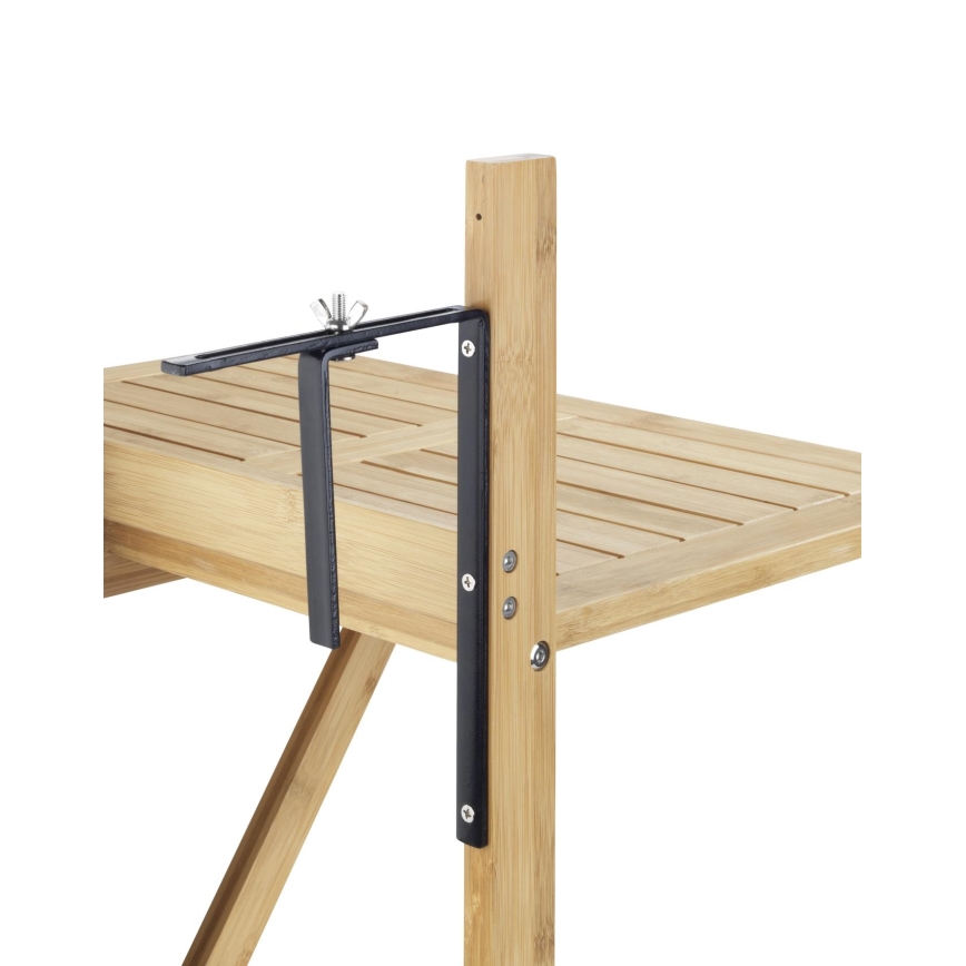 WENKO 69806800 - Stôl WAIKIKI 64x65 cm biela/hnedá