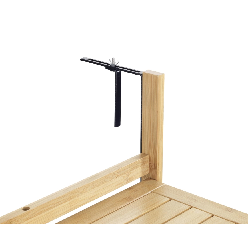 WENKO 69806800 - Stôl WAIKIKI 64x65 cm biela/hnedá