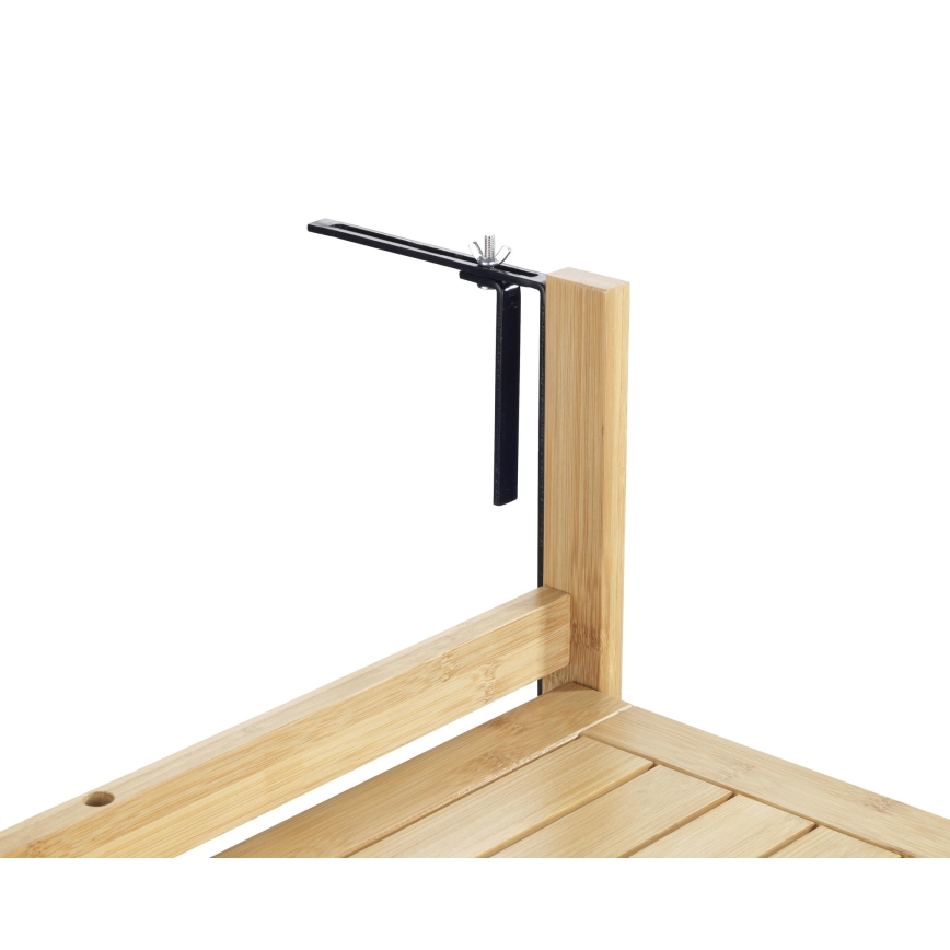 WENKO 69806800 - Stôl WAIKIKI 64x65 cm biela/hnedá