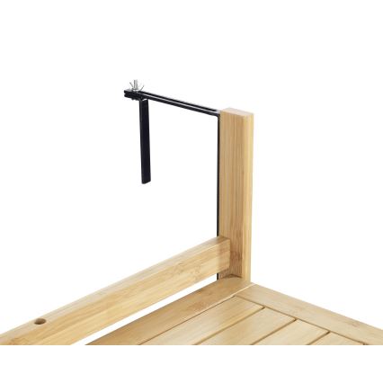 WENKO 69806800 - Stôl WAIKIKI 64x65 cm biela/hnedá