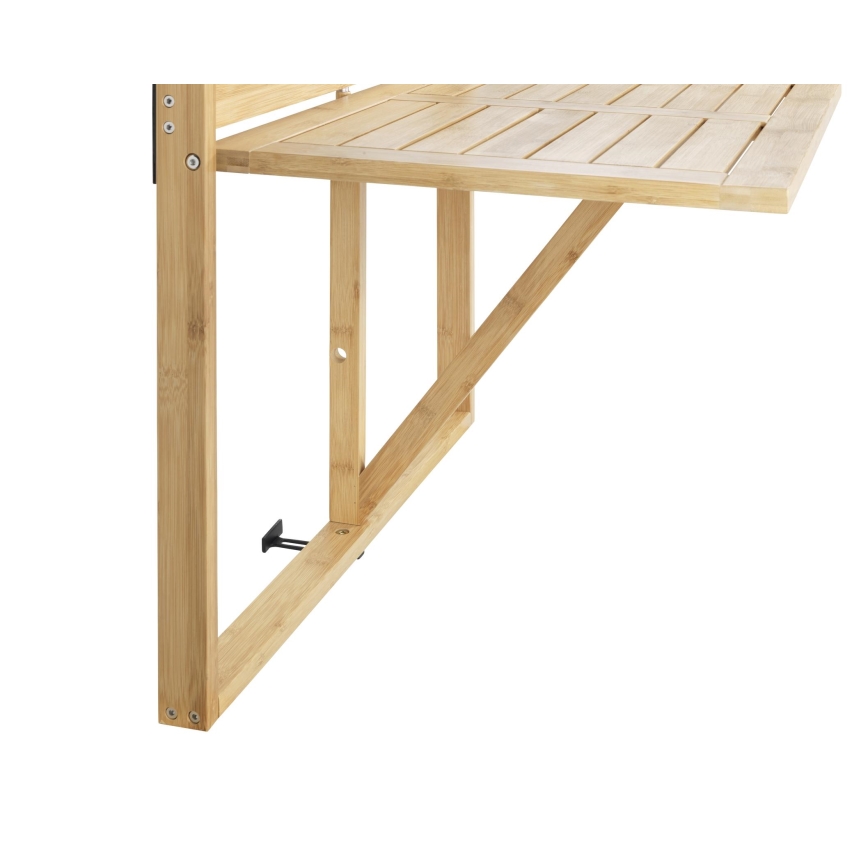 WENKO 69806800 - Stôl WAIKIKI 64x65 cm biela/hnedá