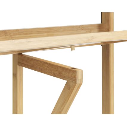 WENKO 69806800 - Stôl WAIKIKI 64x65 cm biela/hnedá