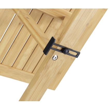 WENKO 69806800 - Stôl WAIKIKI 64x65 cm biela/hnedá