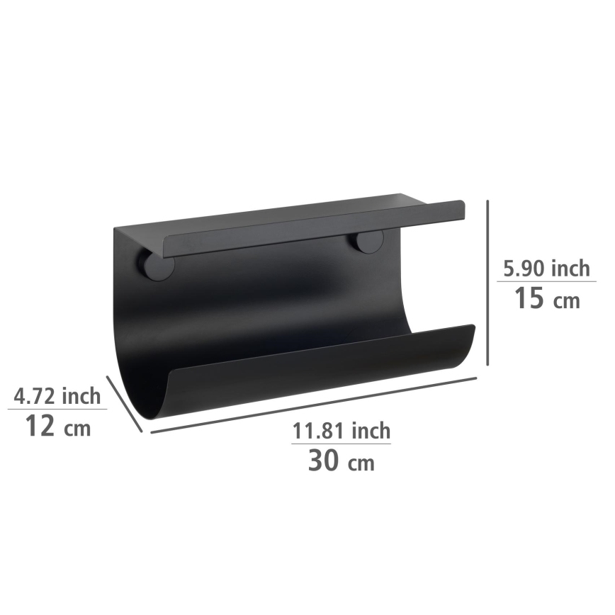 WENKO 71144800 - Držiak na rolu JET 30x15 cm čierny
