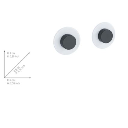 WENKO 71150800 – Adaptér JET 6x1,5 cm čierny/priehľadný