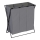 WENKO 71297800 - Kôš na bielizeň TRIO 69x76 cm sivá/čierna