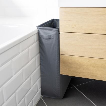 WENKO 71299800 - Kôš na bielizeň SLIM 20x60 cm antracit
