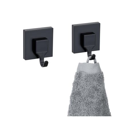 WENKO 71448800 - Háčik VACUUM-LOC QUADRO ED 6x7 cm čierna