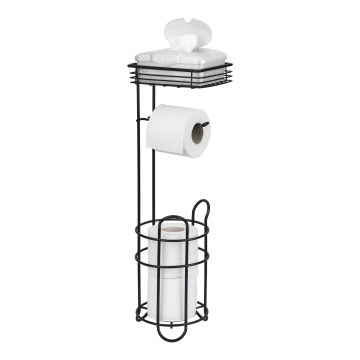 WENKO 71451800 - Držiak toaletného papiera 16x59 cm čierna
