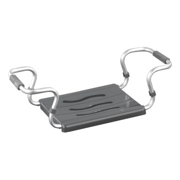 WENKO 73392500-Sedátko Bezpečnosť v kúpeľni 26x18 cm strieborná/antracit