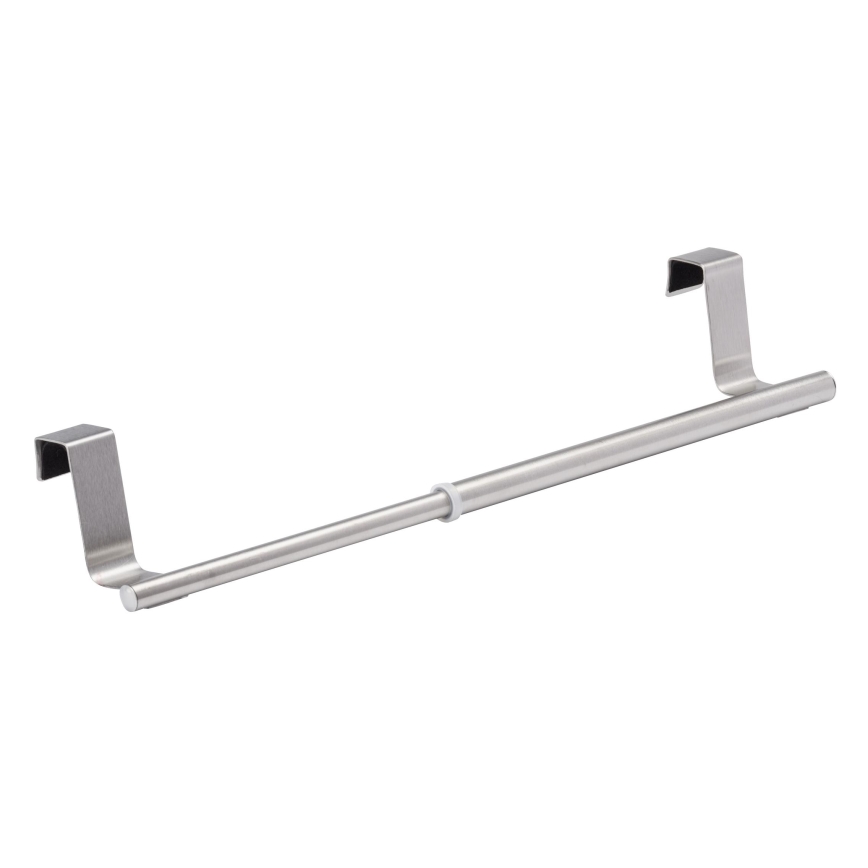 WENKO 79173100 - Držiak na uteráky TELESCOPE 7x6 cm nerezová oceľ/strieborná/čierna