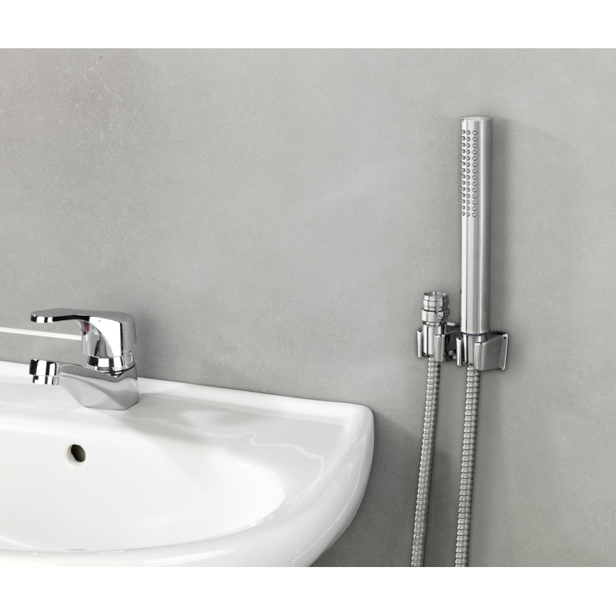 WENKO 81340100 - Sprcha DUO 170x2,7 cm lesklý chróm/strieborná/sivá