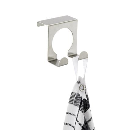 WENKO 8411100 - Háčik 5x5 cm nerezový/strieborný