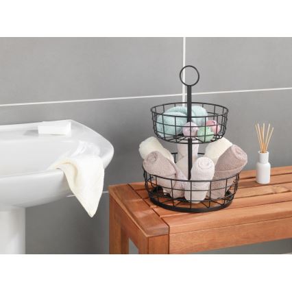 WENKO 88740800 - Kôš LOFT 28 x 39 cm, čierny